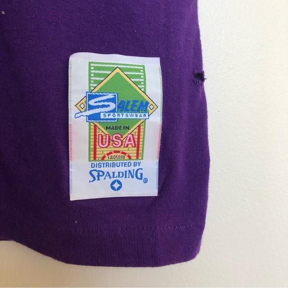 Los Angeles Lakers Magic Johnson, James Worthy, Vlade Divac Vintage 1991 Shirt - Picture 5 of 8